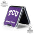 Texas Christian University TCU Horned Frogs Galaxy Z Flip6 Clear Case